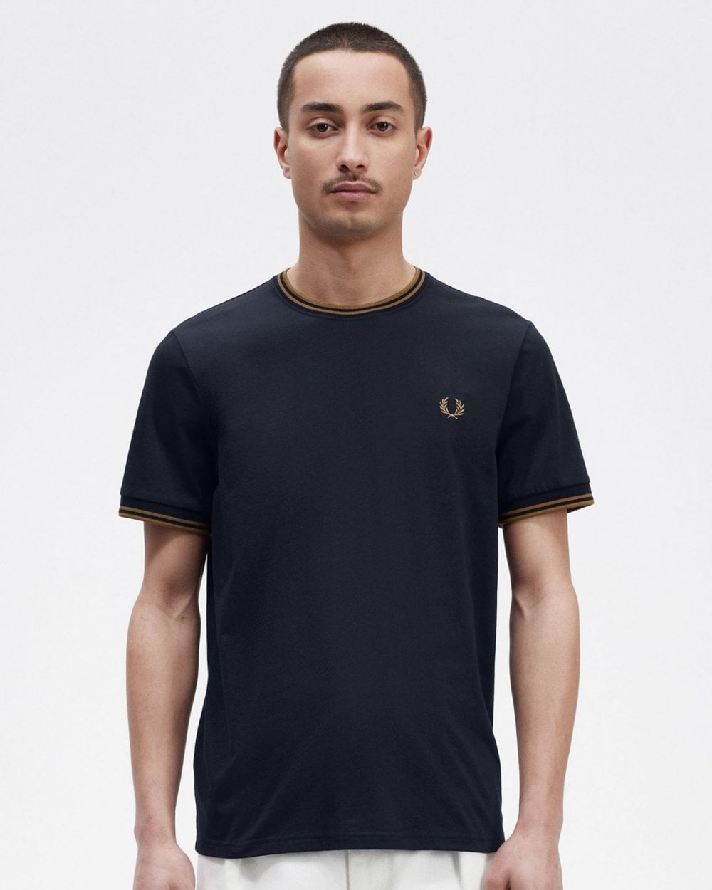 Fred Perry Mens Twin Tipped T-Shirt Pre S/S 25