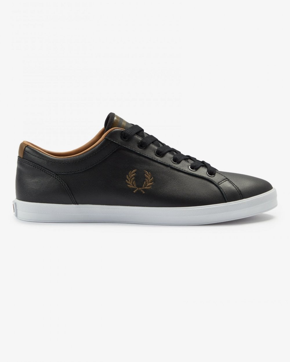 Fred Perry Mens Baseline Leather Trainers