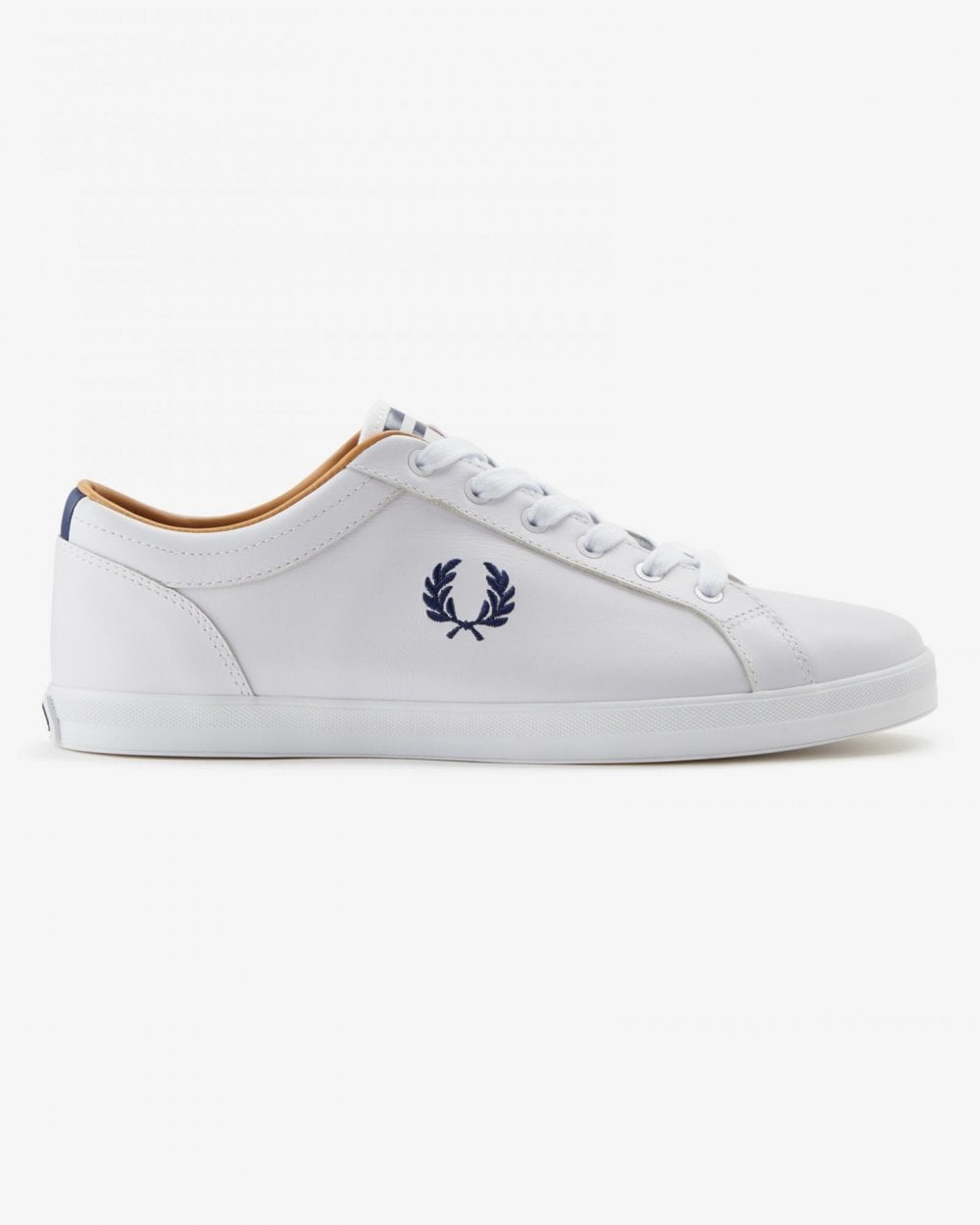 Fred Perry Mens Baseline Leather Trainers