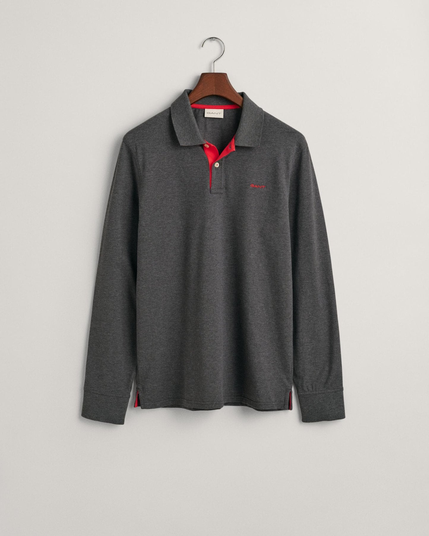 GANT Regular Fit Long Sleeve Contrast Pique Rugger