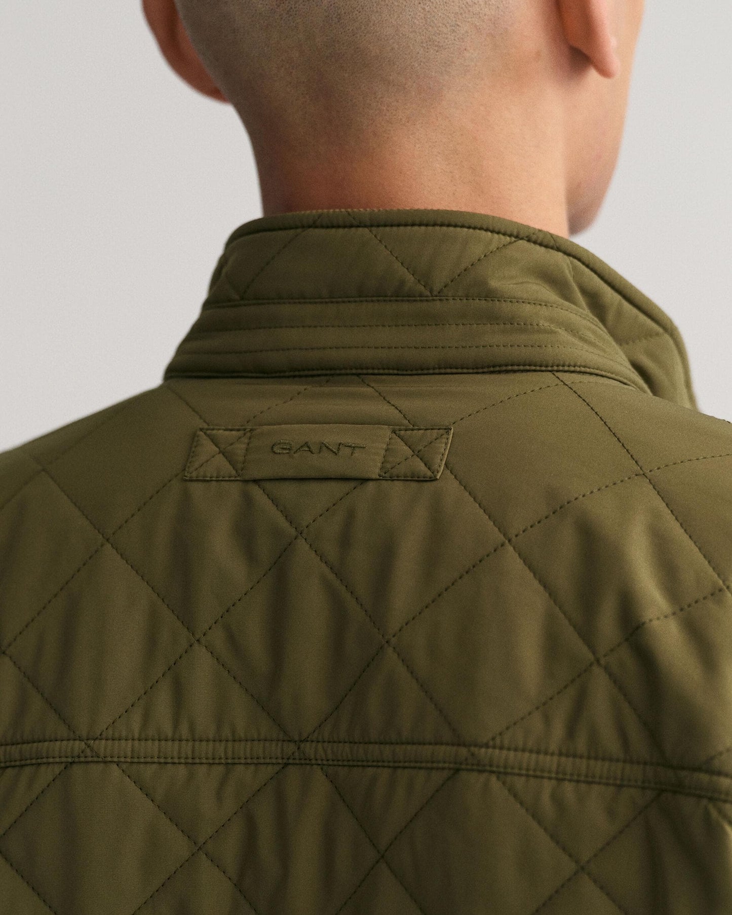 GANT Mens Quilted Windcheater Jacket - 301 Racing Green