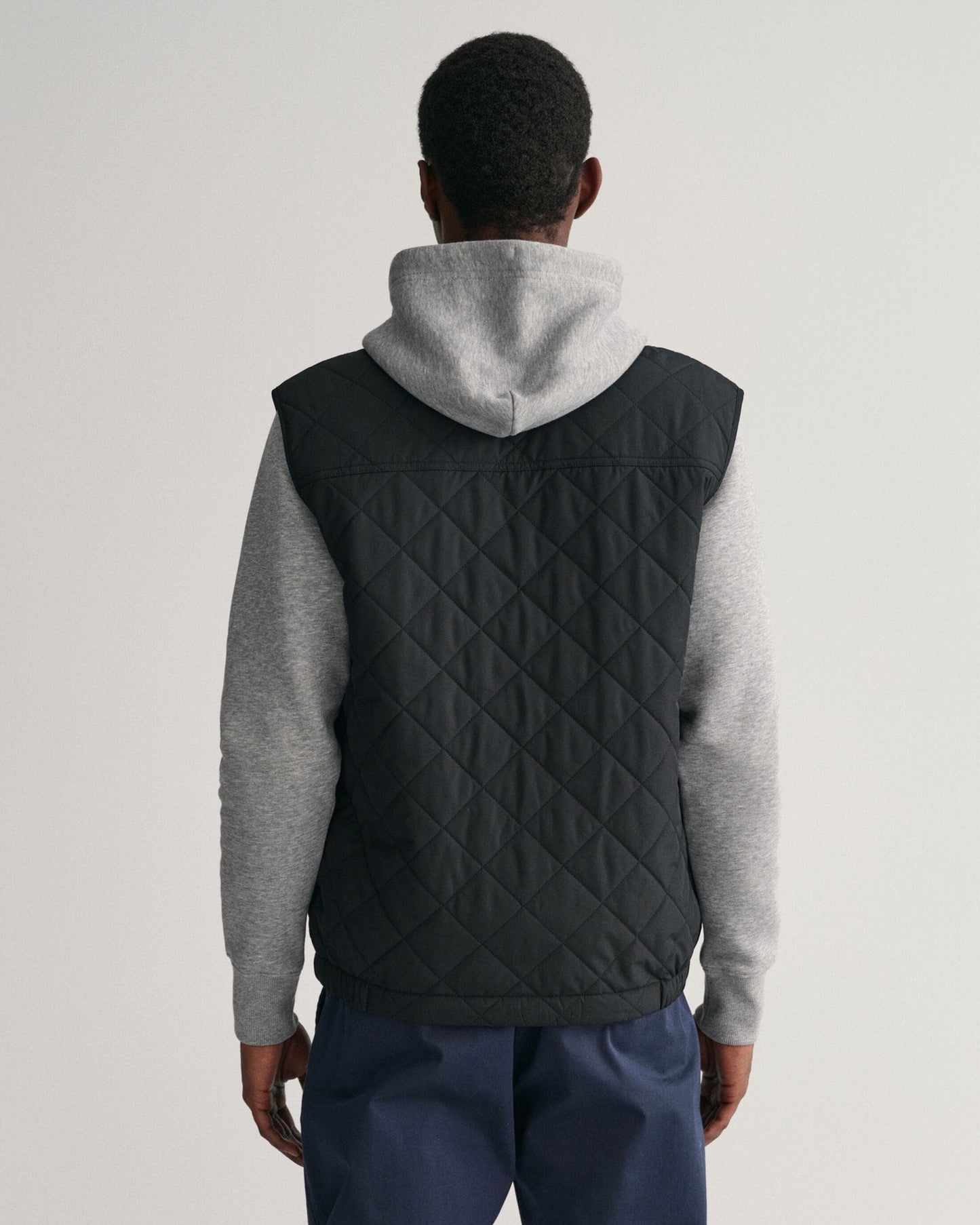GANT Mens Quilted Windcheater Vest - 5 Black