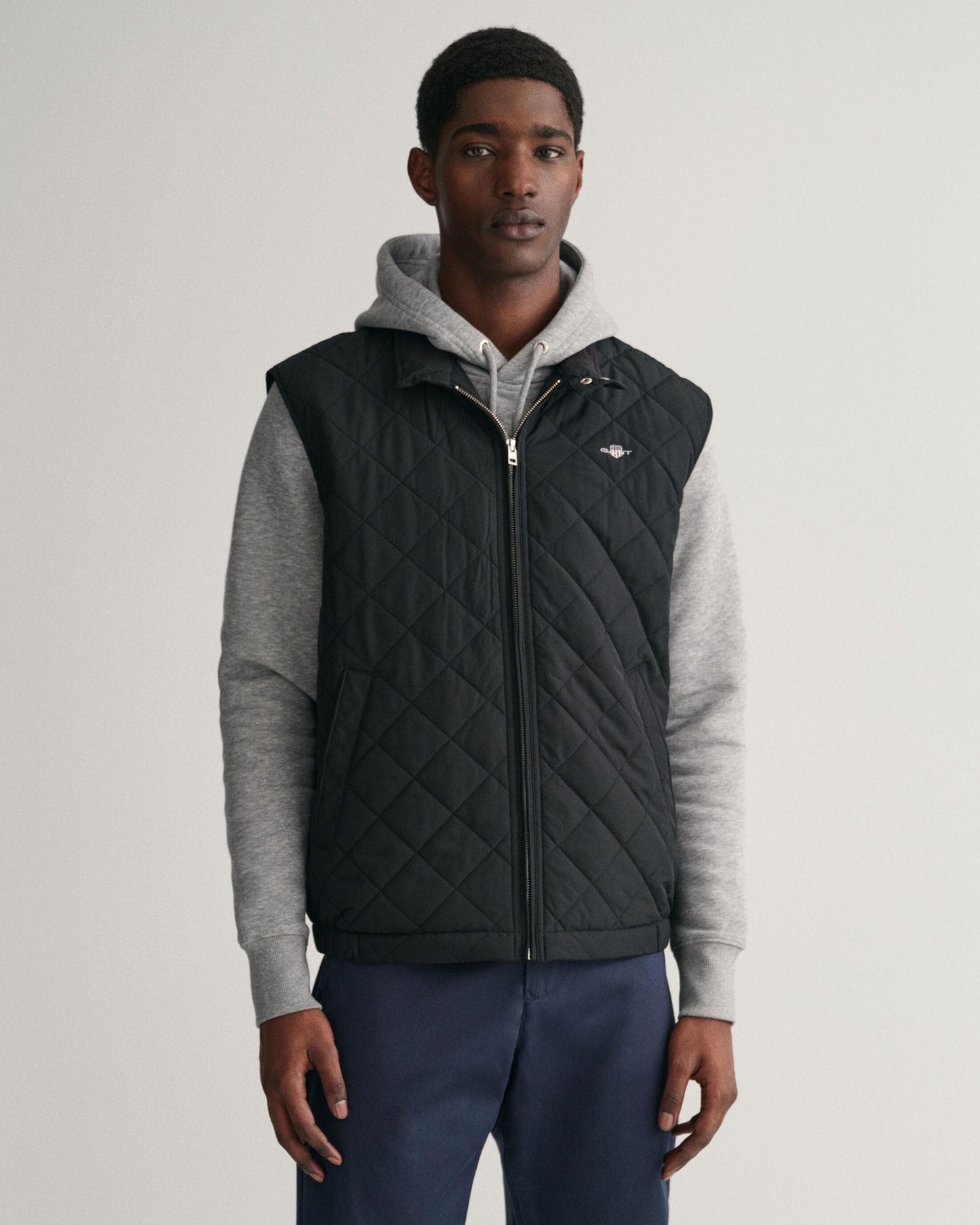 GANT Mens Quilted Windcheater Vest - 5 Black