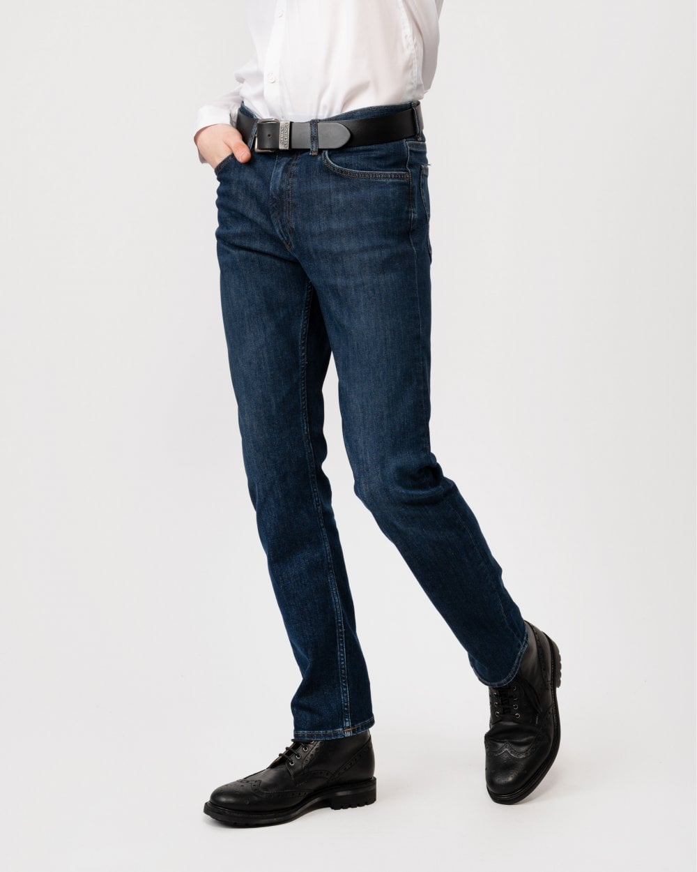 GANT Mens Regular Jeans - 961 Dark Blue Worn In
