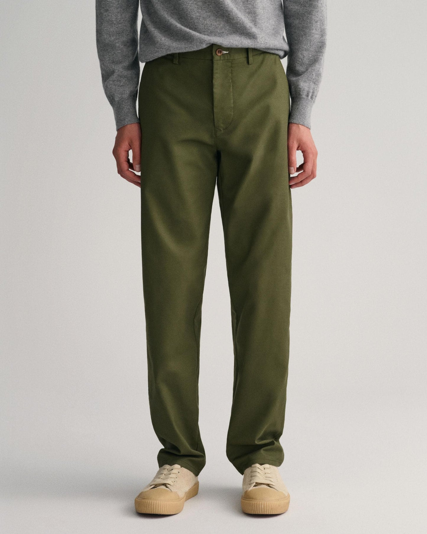 Gant Mens Regular Fit Tech Prep Chinos - 301 Juniper Green