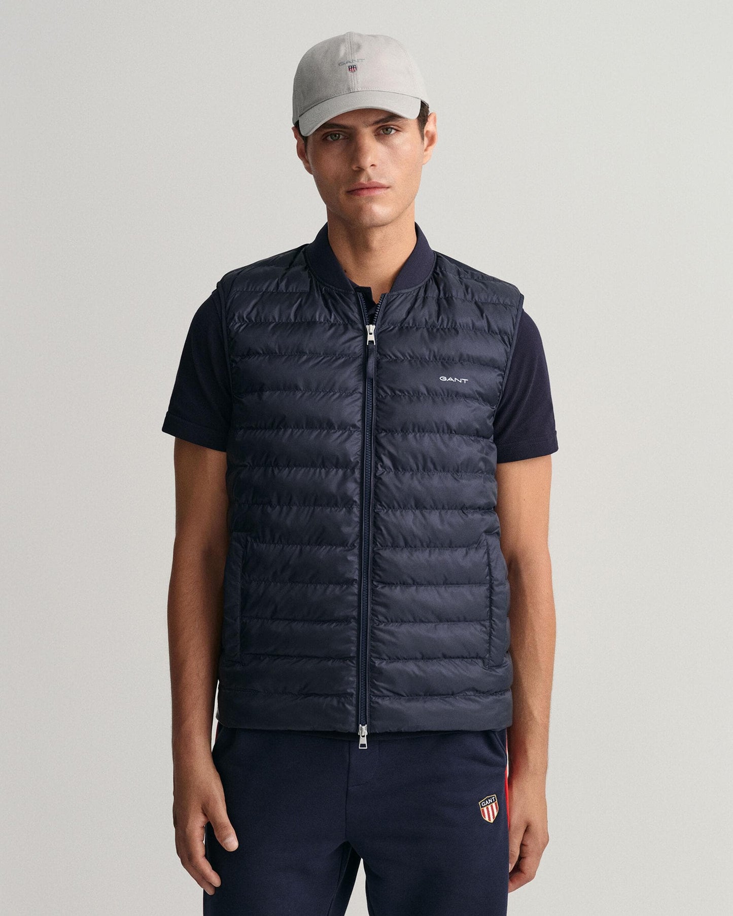 Gant Mens Light Padded Bomber Vest