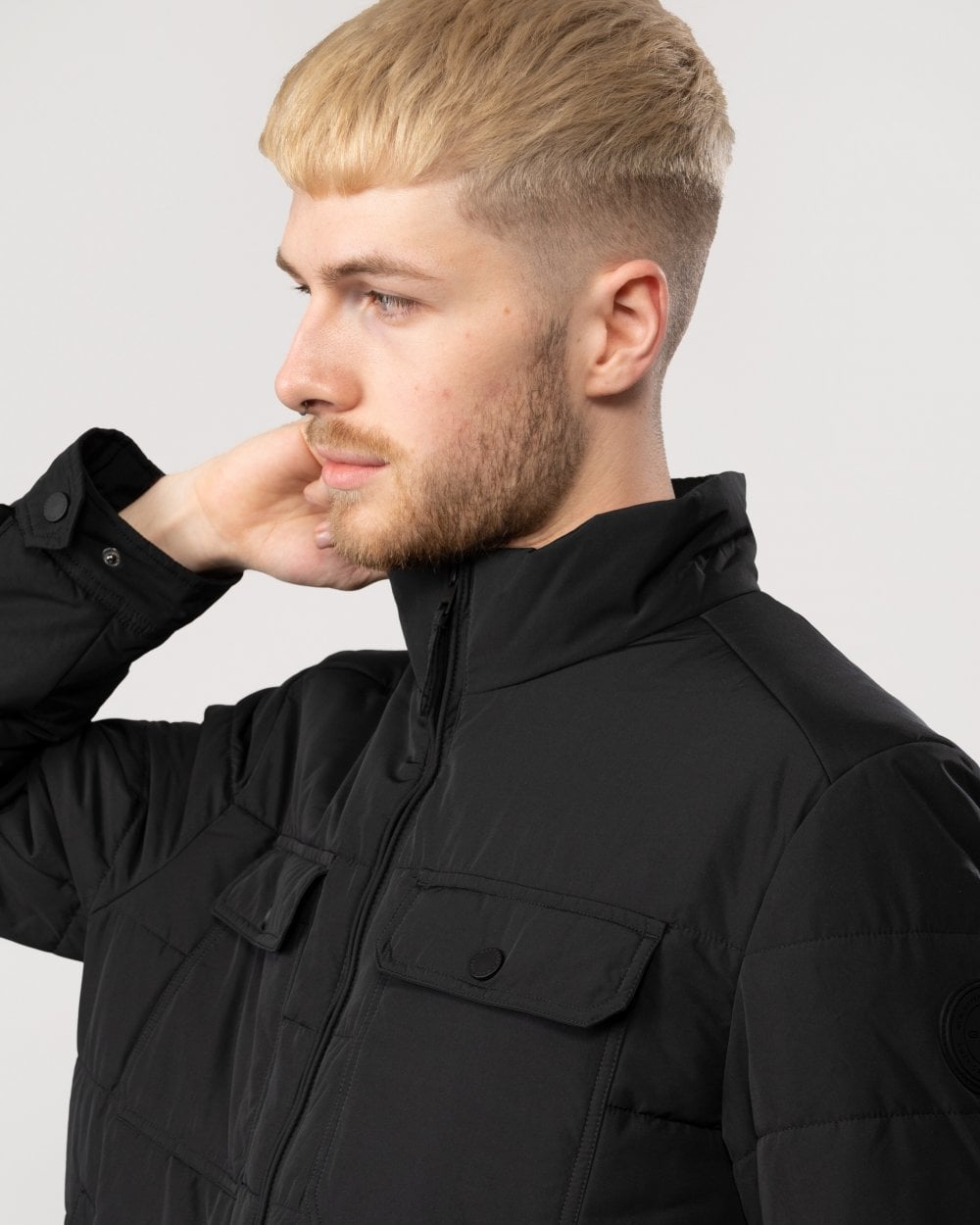 GANT Mens Channel Quilted Jacket - 5 Black