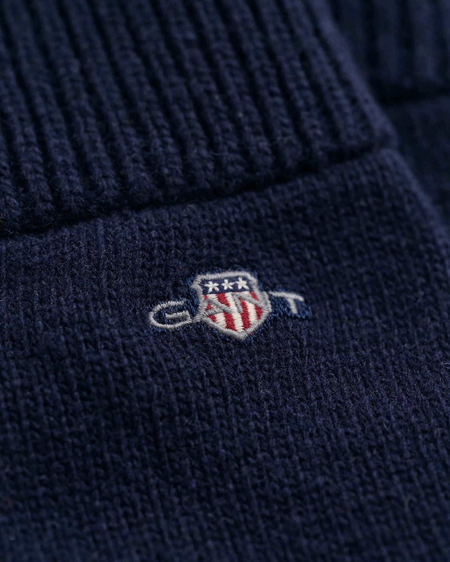 GANT Shield Wool Gloves - 410 Marine