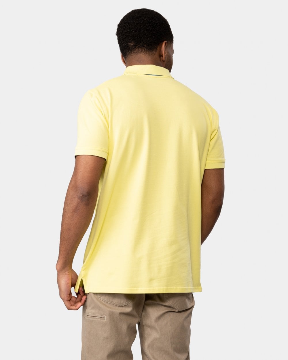 GANT Mens Contrast Collar Pique Short Sleeve Rugger