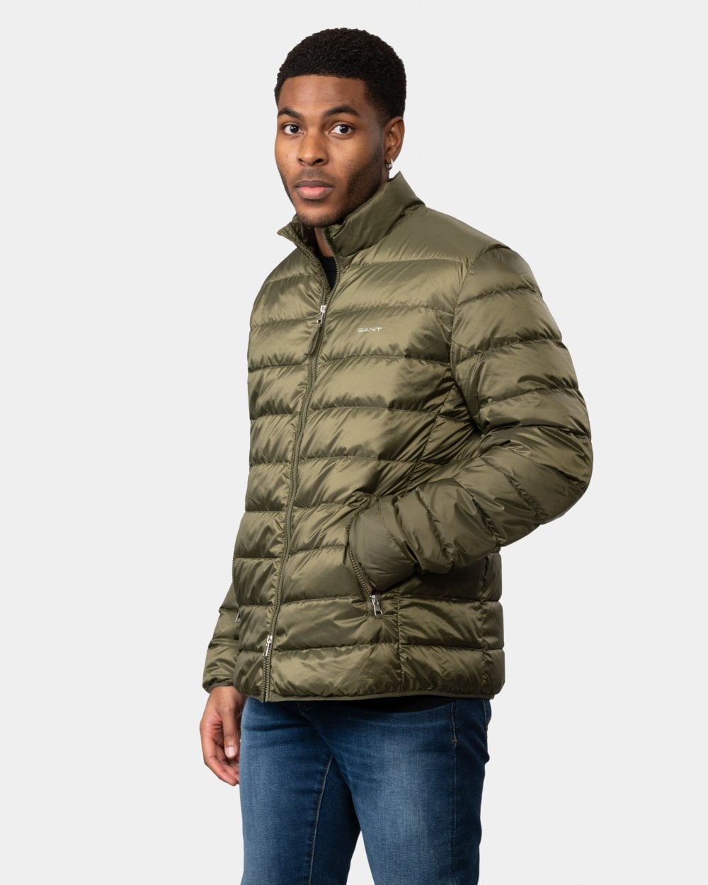 GANT Light Mens Down Jacket - 301 Racing Green