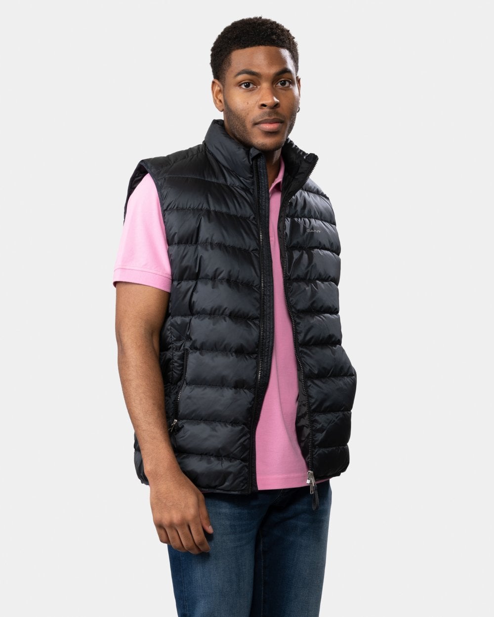 GANT Mens Light Down Gilet - 5 Black