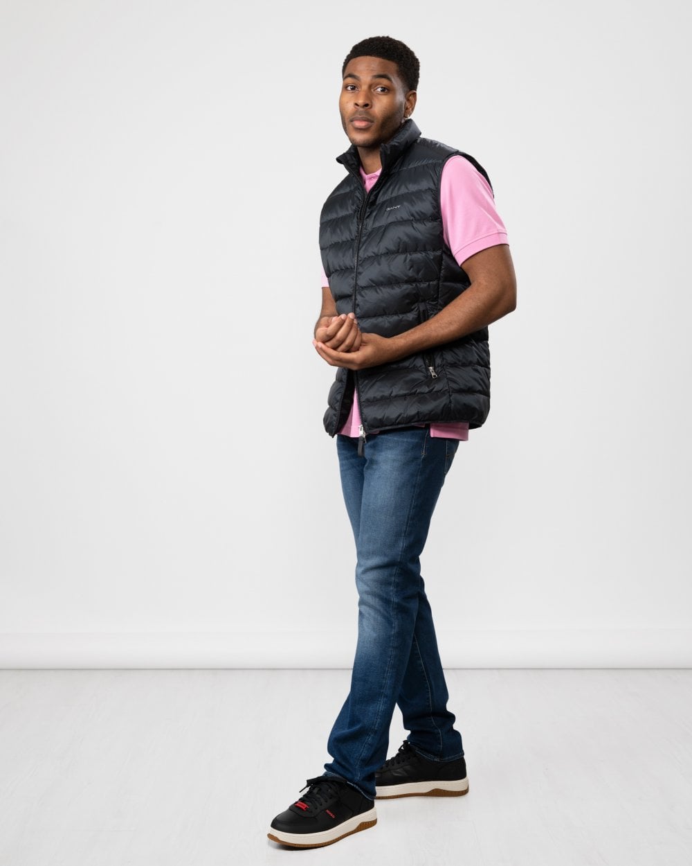 GANT Mens Light Down Gilet - 5 Black