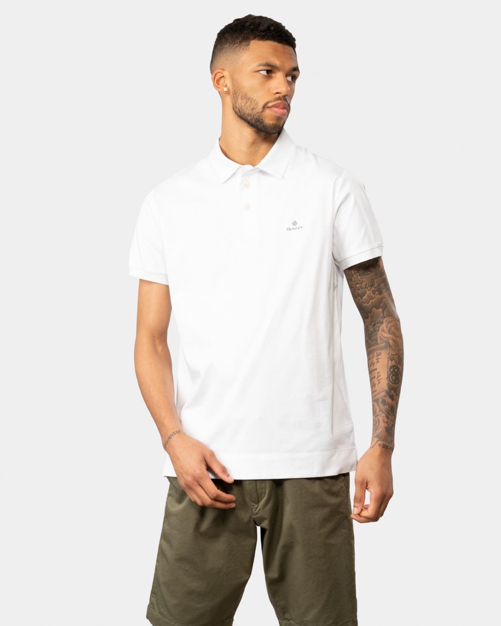 GANT Mens Mercerized Jersey Short Sleeve Rugger