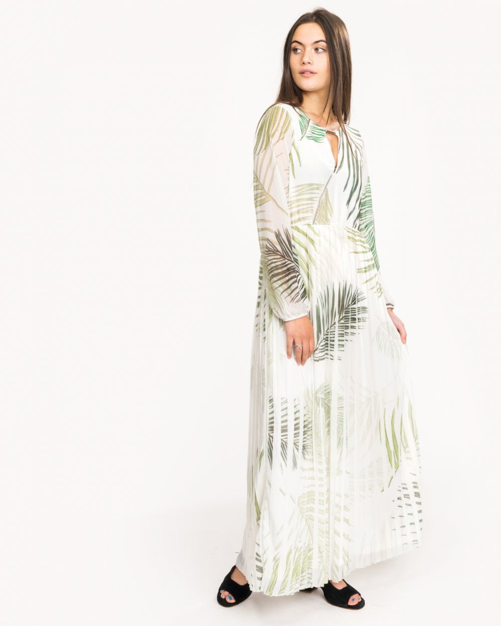 Great Plains Palm Camo Breeze Womens Maxi Dress