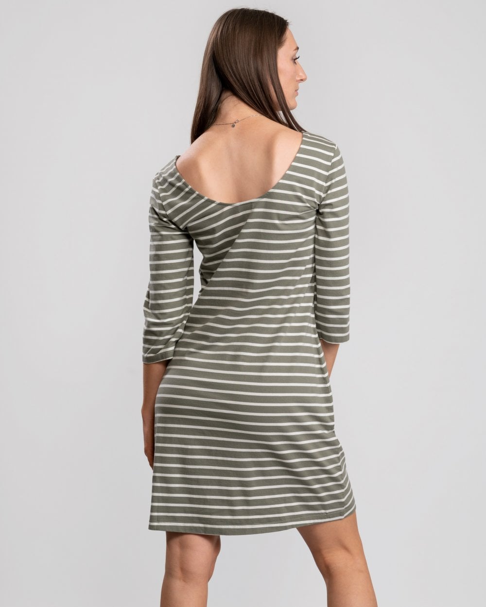 Great Plains Sunday Stripe Jersey Smock Womens Dress