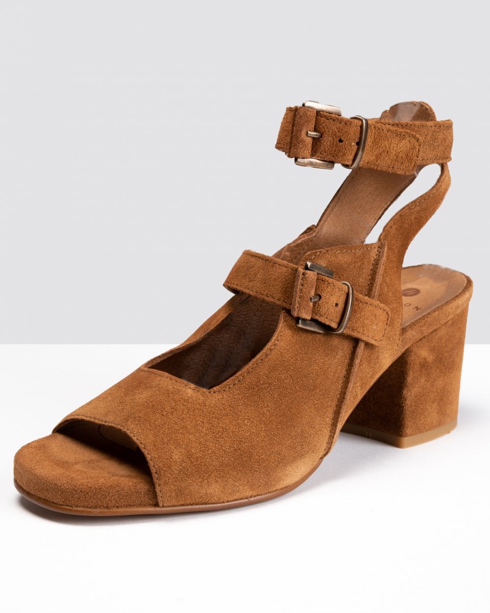 HUDSON LONDON Rona Suede Womens Heels - Tan