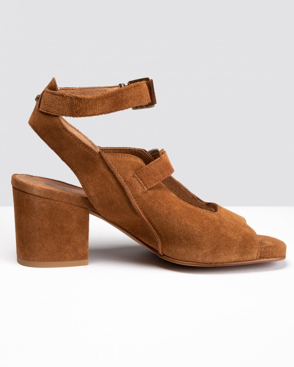 HUDSON LONDON Rona Suede Womens Heels - Tan