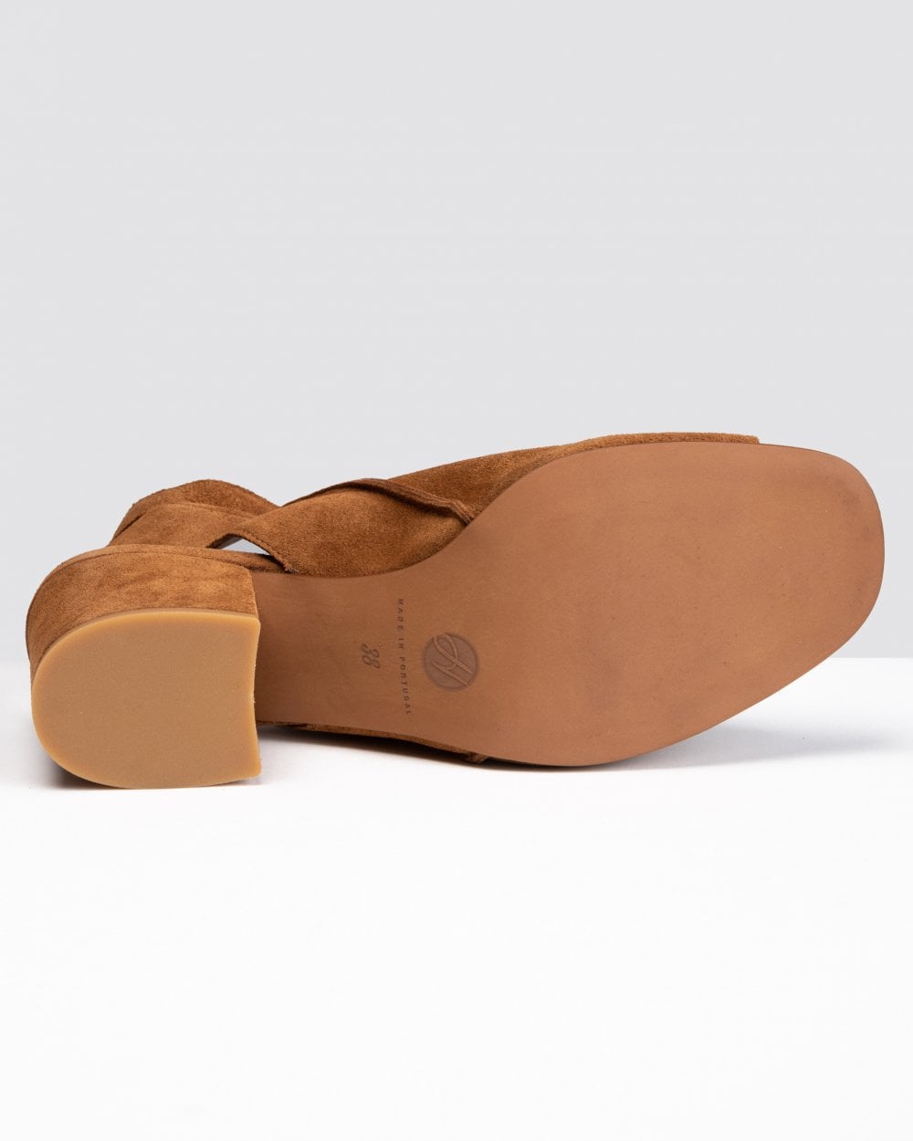 HUDSON LONDON Rona Suede Womens Heels - Tan