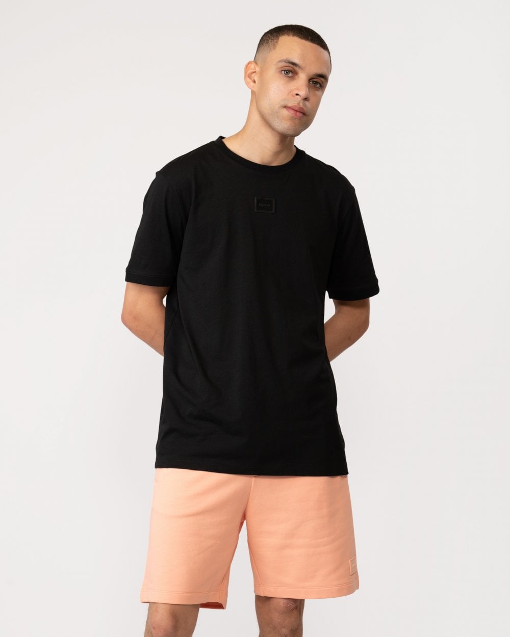 HUGO Diragolino_C Mens T-Shirt - Black 001
