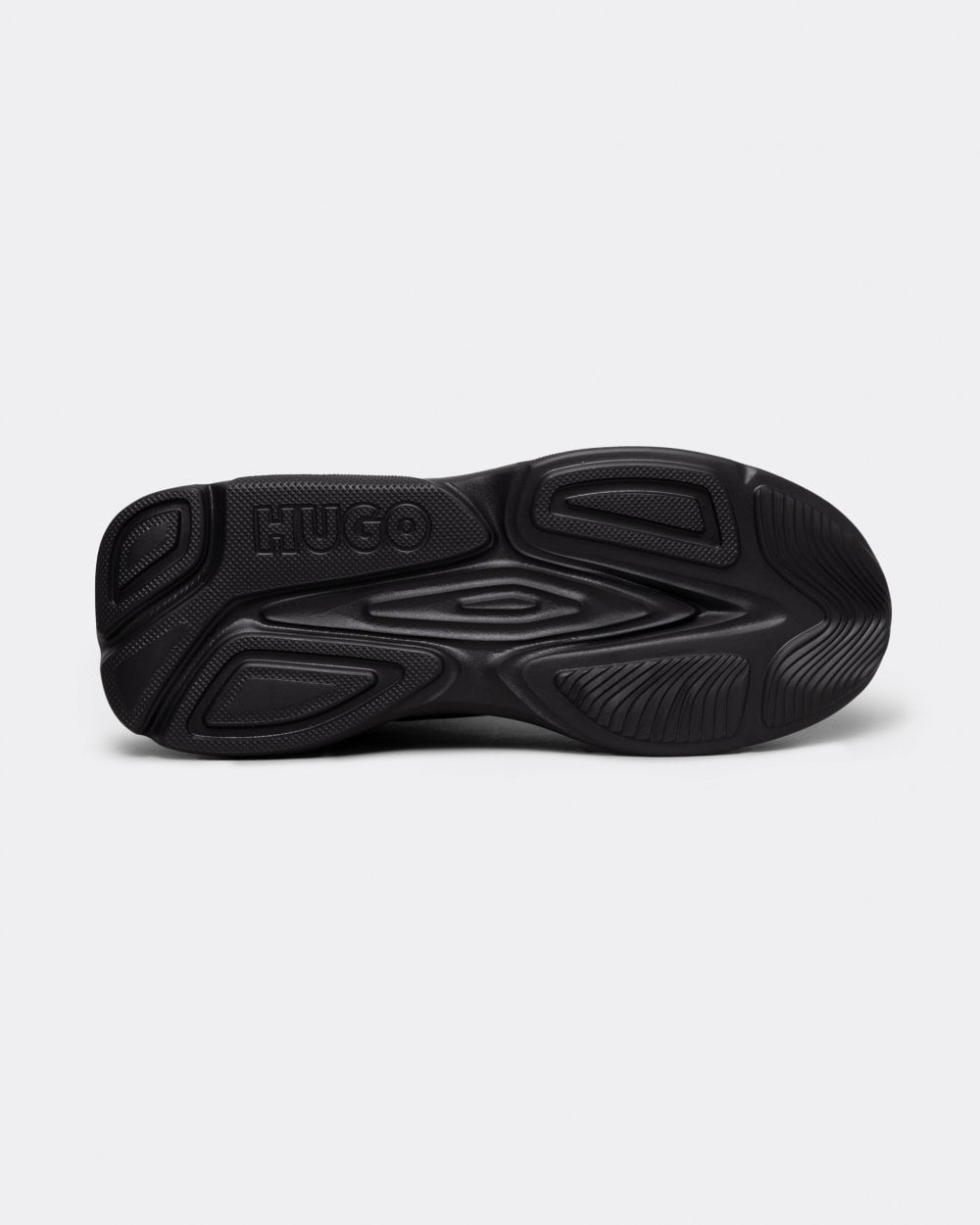 HUGO Leon Runn Mens Mixed-Material Trainers with Synthetic Coated Fabric