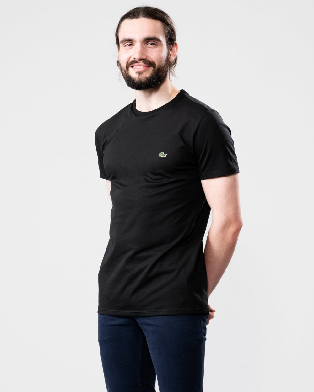 Lacoste Mens Crew Neck Pima Cotton Jersey T-shirt