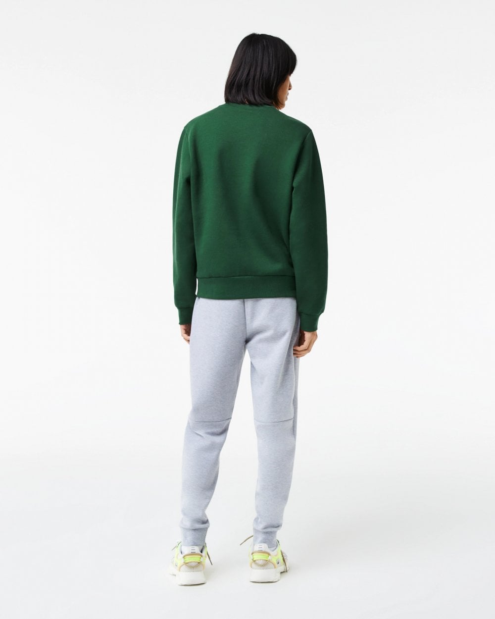 Lacoste Mens Crew Neck Fleece Sweatshirt - Green 132