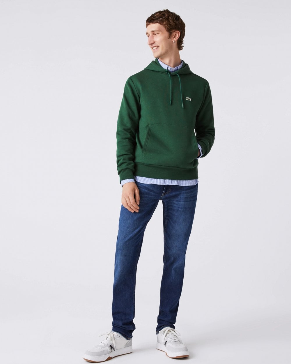 Lacoste Mens Fleece Hoodie