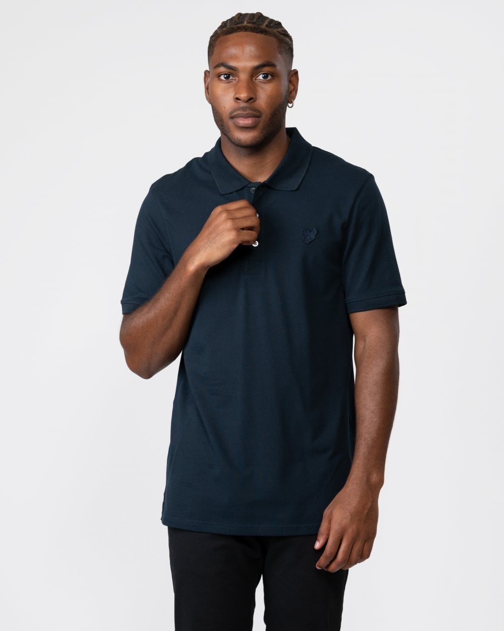 Lyle & Scott Tonal Eagle Mens Polo Shirt