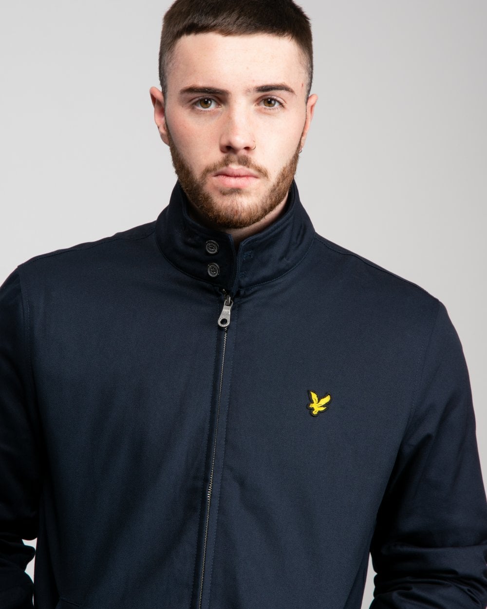 Lyle & Scott Mens Harrington Bomber Jacket - Z271 Dark Navy
