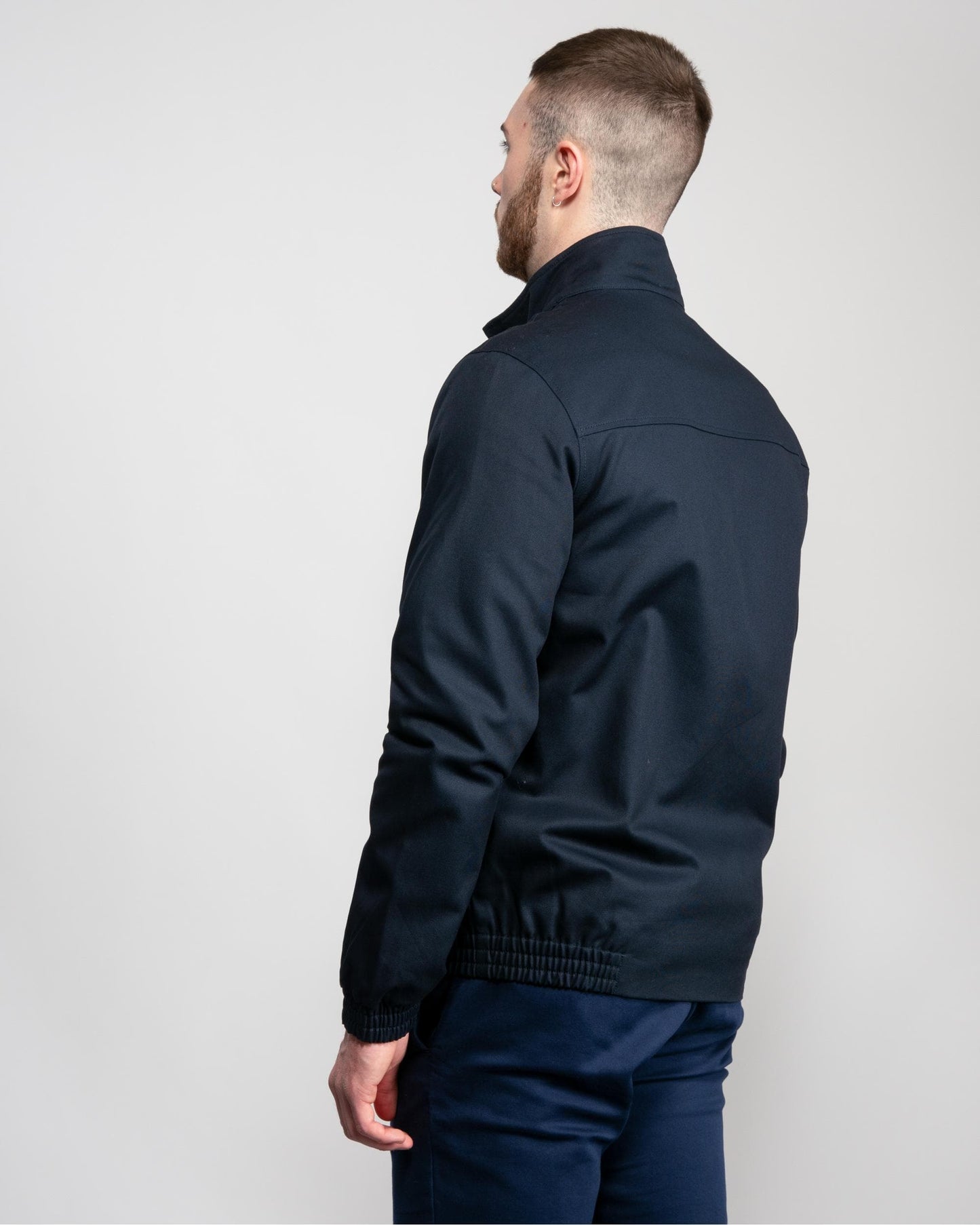 Lyle & Scott Mens Harrington Bomber Jacket - Z271 Dark Navy