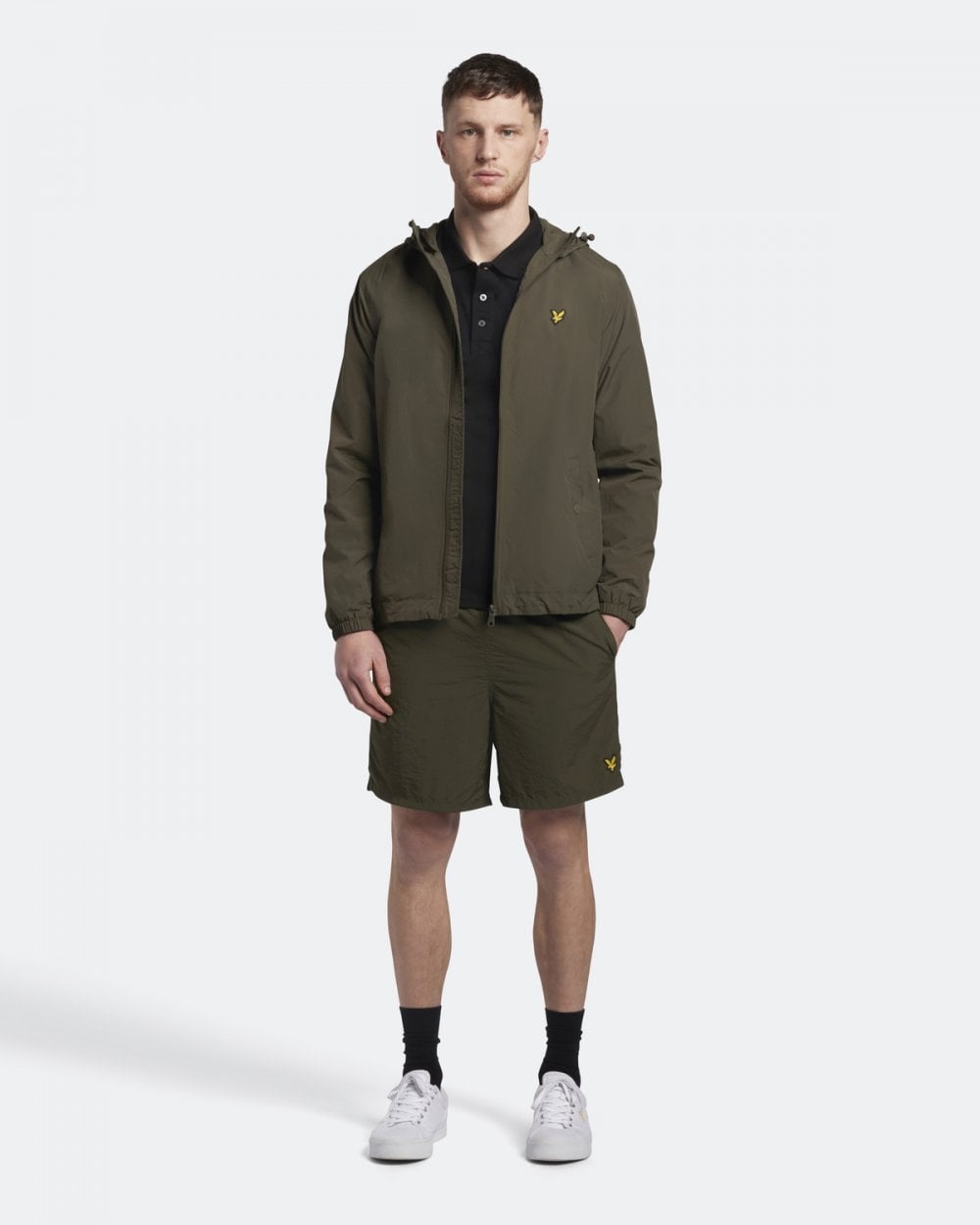 Lyle & Scott Mens Long Sleeve Polo Shirt - Z865 Jet Black