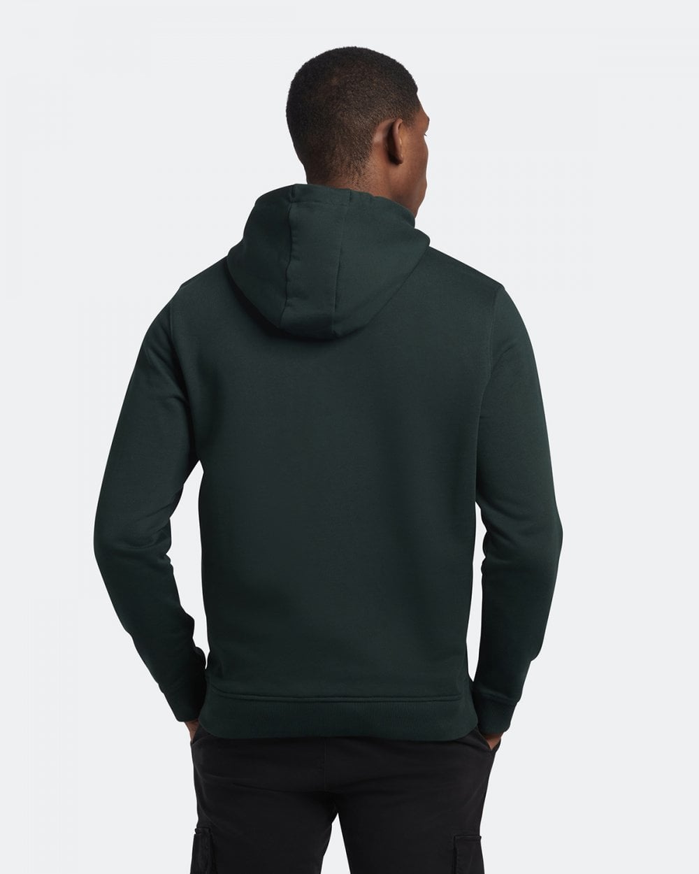 Lyle & Scott Mens Pullover Hoodie - W486 Dark Green
