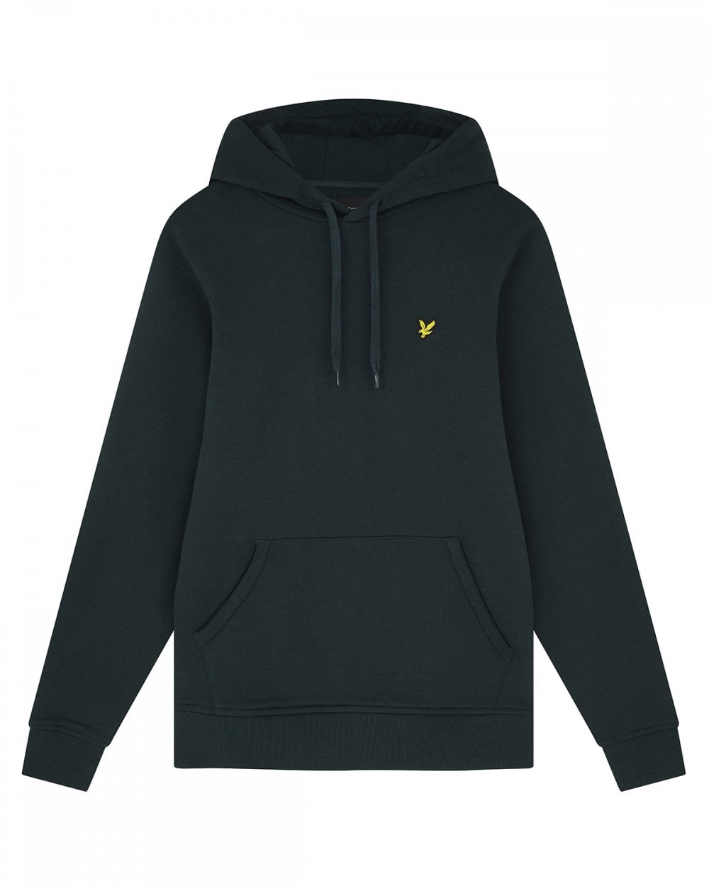 Lyle & Scott Mens Pullover Hoodie - W486 Dark Green