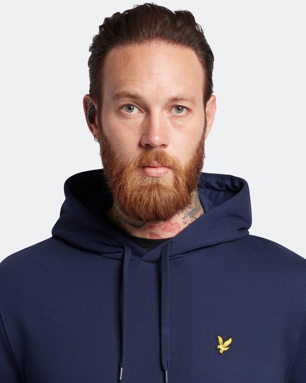 Lyle & Scott Mens Pullover Hoodie - Z99 Navy