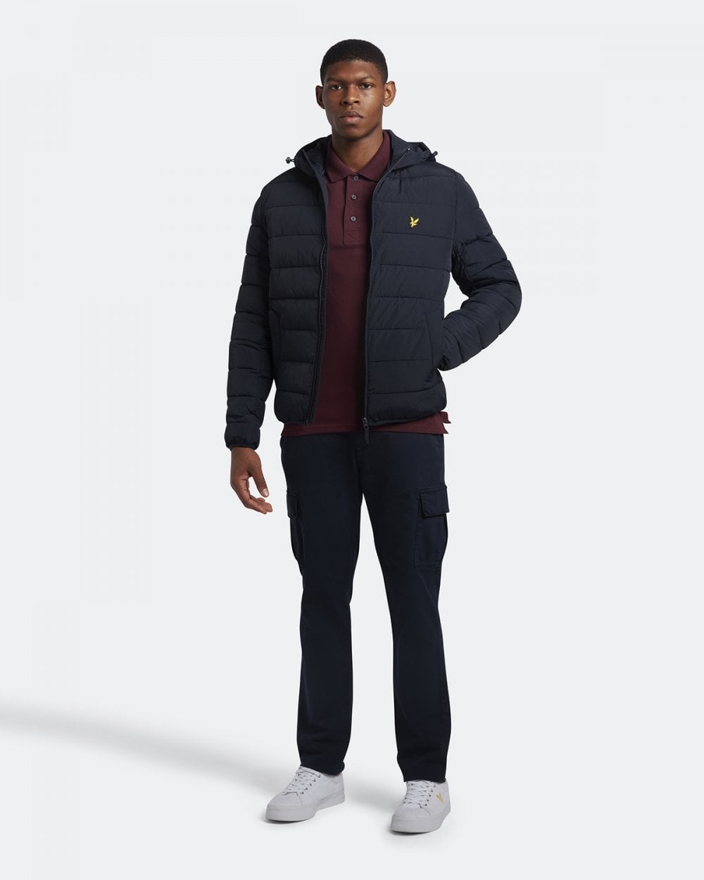 Lyle & Scott Plain Mens Polo Shirt SP400VOG - Z562 Burgundy