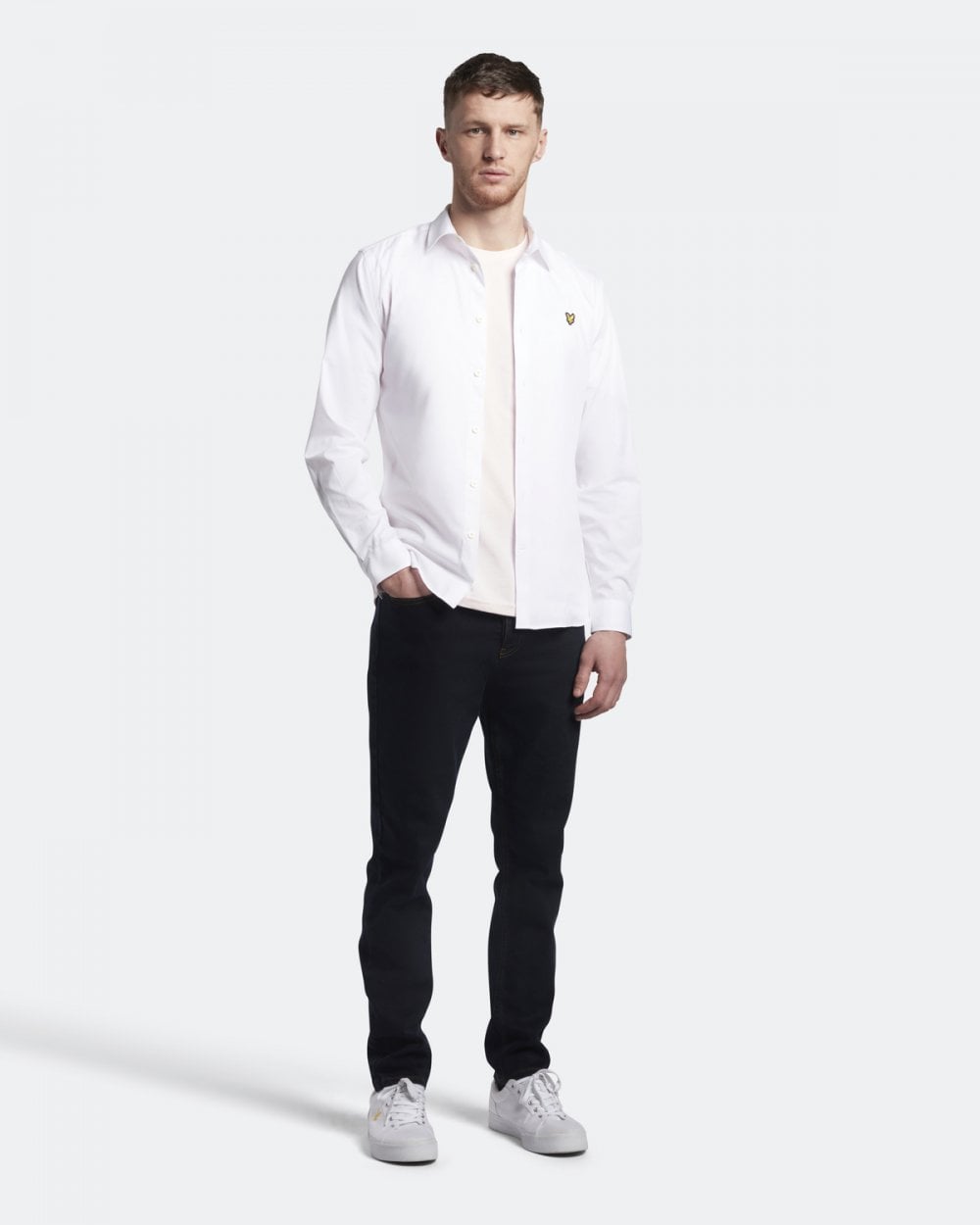 Lyle & Scott Plain Mens T-Shirt TS400VOG - W488 Light Pink