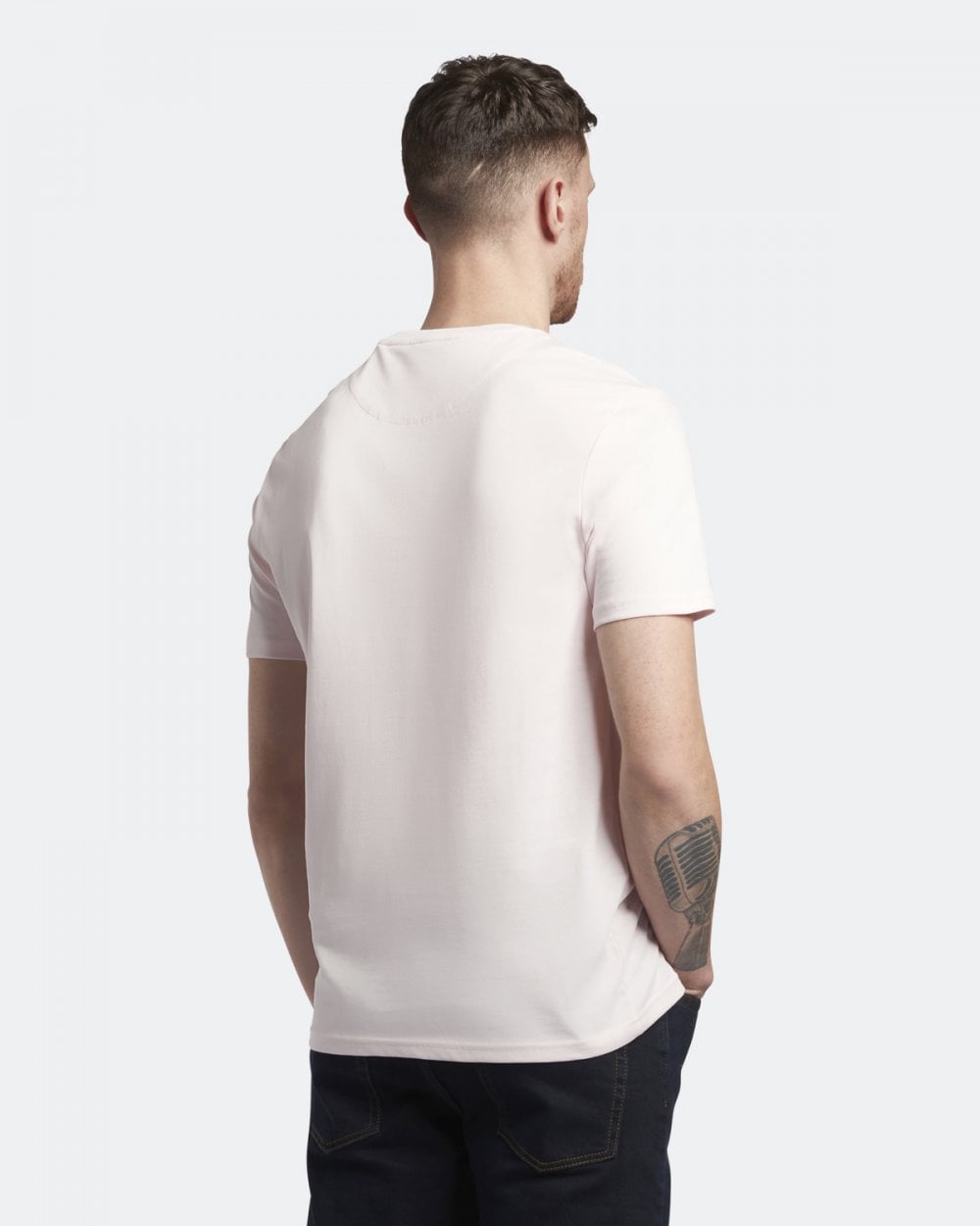 Lyle & Scott Plain Mens T-Shirt TS400VOG - W488 Light Pink