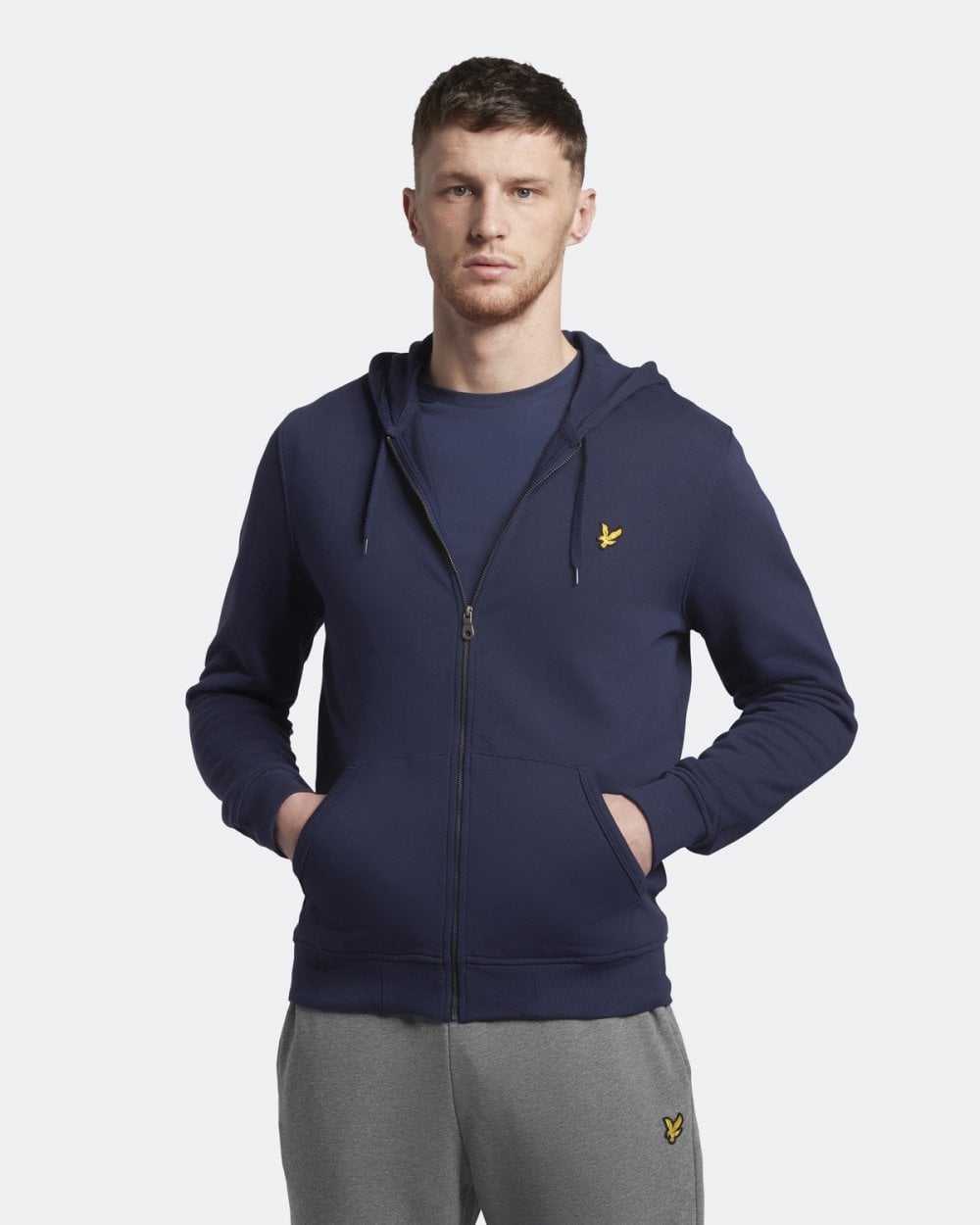 Lyle & Scott Zip Through Mens Hoodie ML420VOG