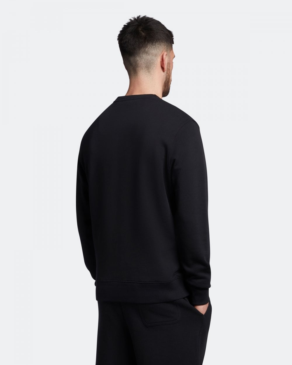 Lyle & Scott Mens Sweatshirt ML424VOG - Z865 Jet Black