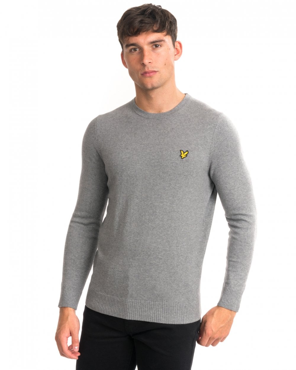 Lyle & Scott Cotton Merino Mens Crew Jumper