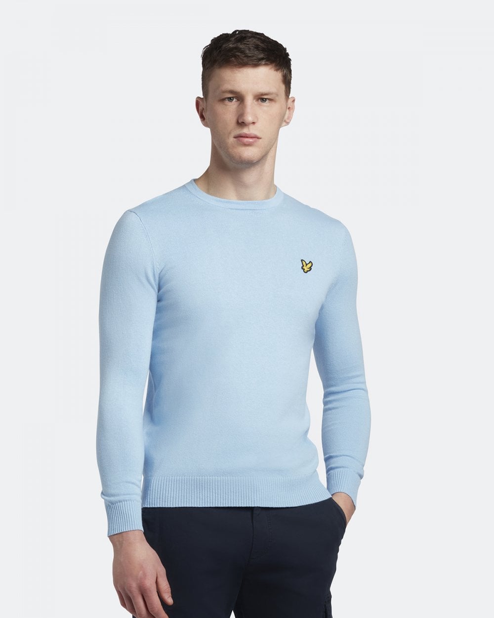 Lyle & Scott Cotton Merino Mens Crew Jumper