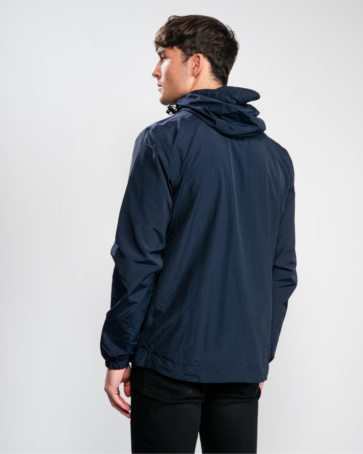 Lyle & Scott Mens Zip Through Hooded Jacket - Z271 Dark Navy