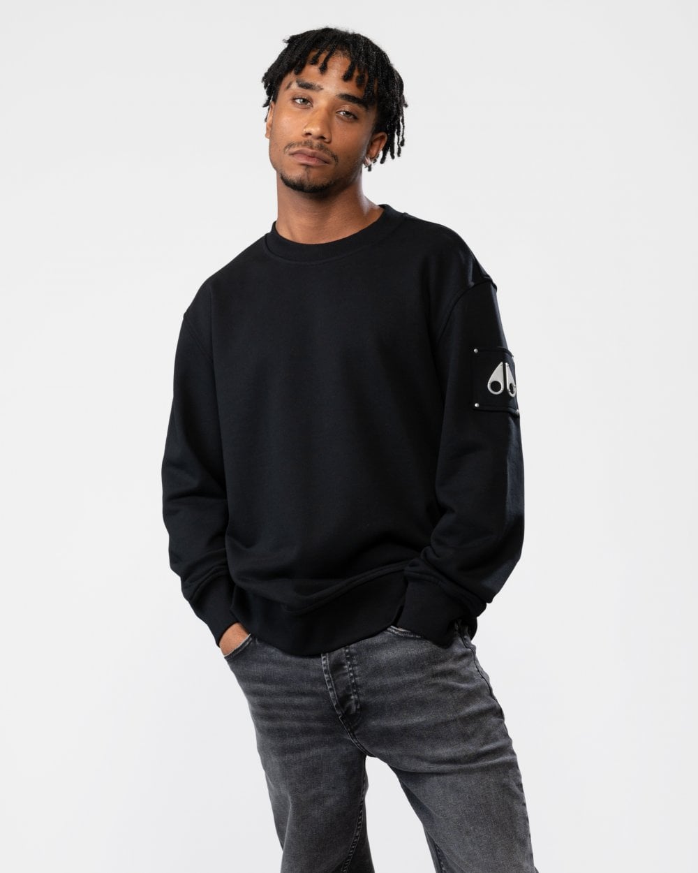 Moose Knuckles Hartsfield Mens Crew Neck Sweatshirt