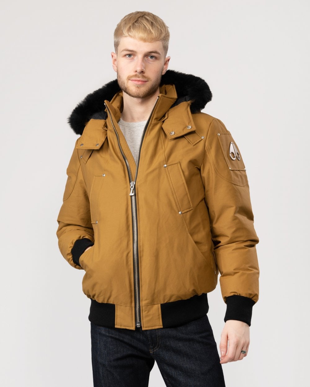 Moose Knuckles Mens OriGinal Ballistic Bomber Neoshear