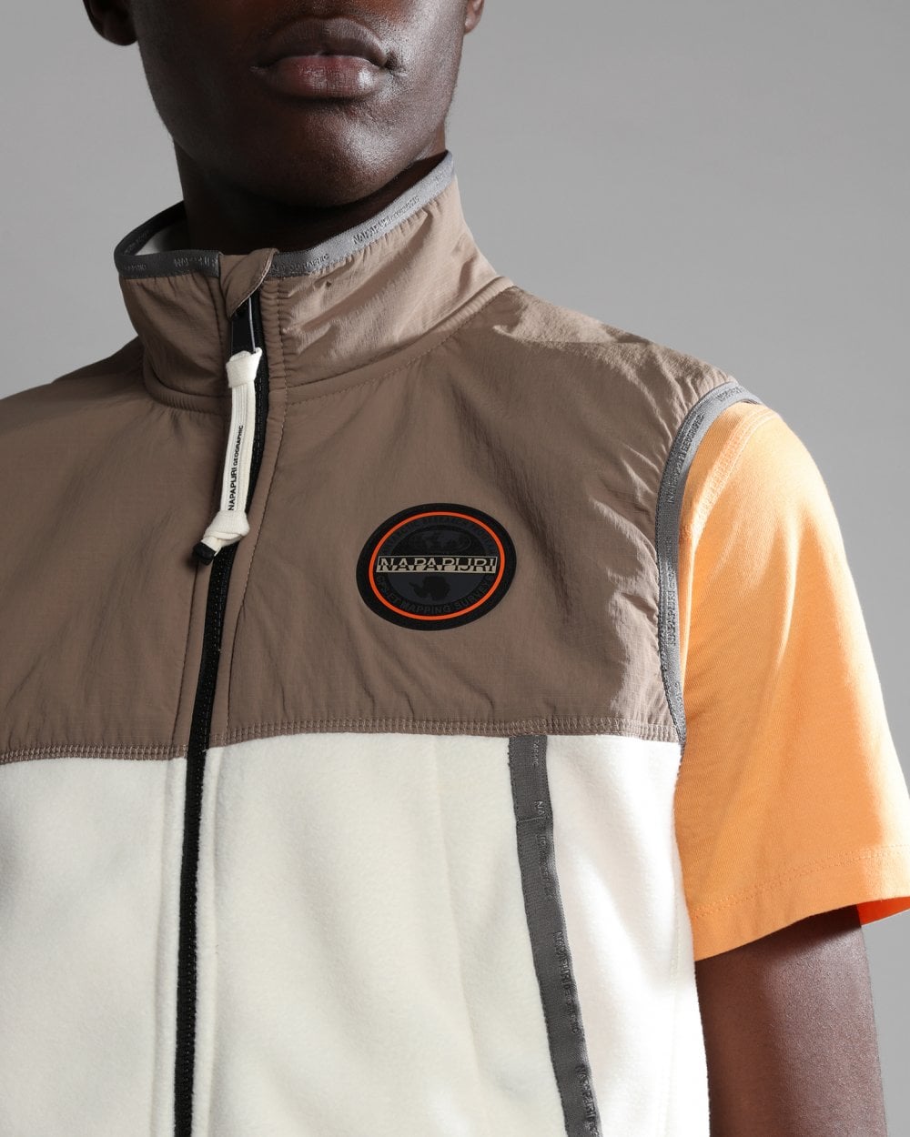 Napapijri T-Ambato Mens Gilet - N1A White Whisper