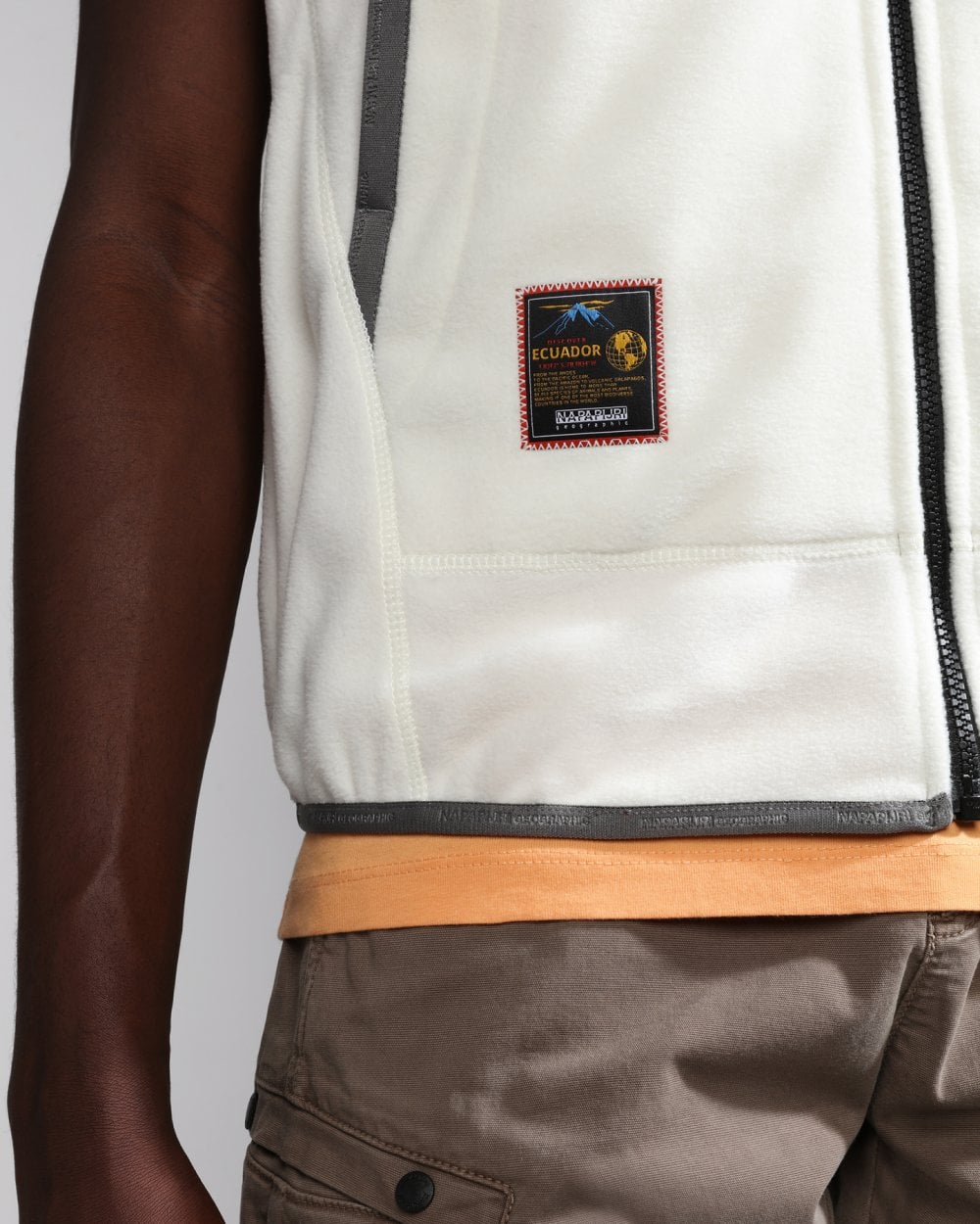 Napapijri T-Ambato Mens Gilet - N1A White Whisper