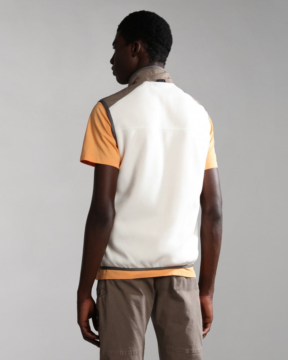 Napapijri T-Ambato Mens Gilet - N1A White Whisper