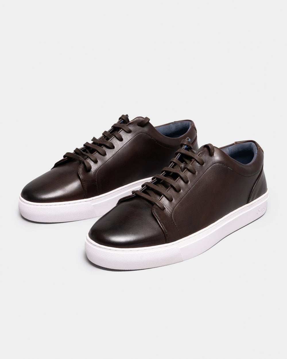 Oliver Sweeney Hayle Antiqued Calf Leather Mens Trainers