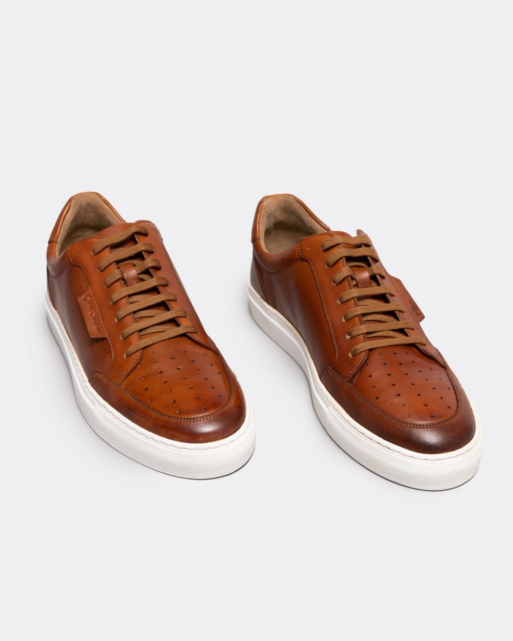 Oliver Sweeney Edwalton Hand Antiqued Leather Mens Trainers