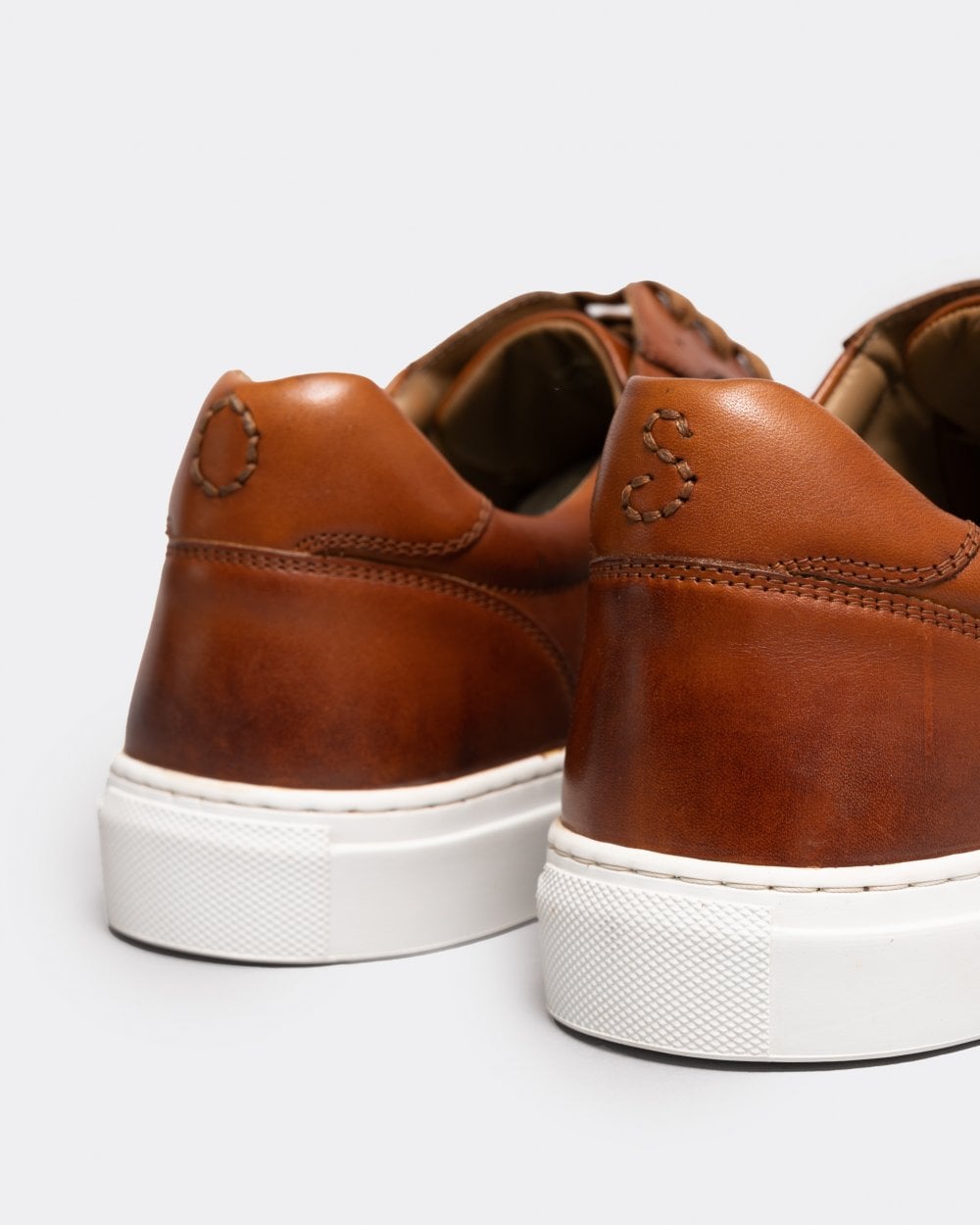 Oliver Sweeney Edwalton Hand Antiqued Leather Mens Trainers